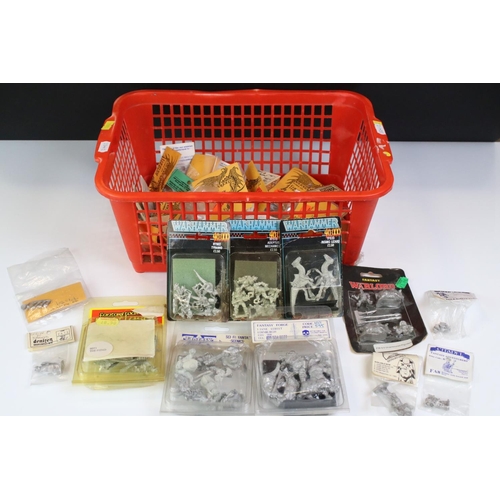 1413 - Games Workshop / Fantasy Gaming - Over 55 carded / bagged metal figures & accessories to include War... 