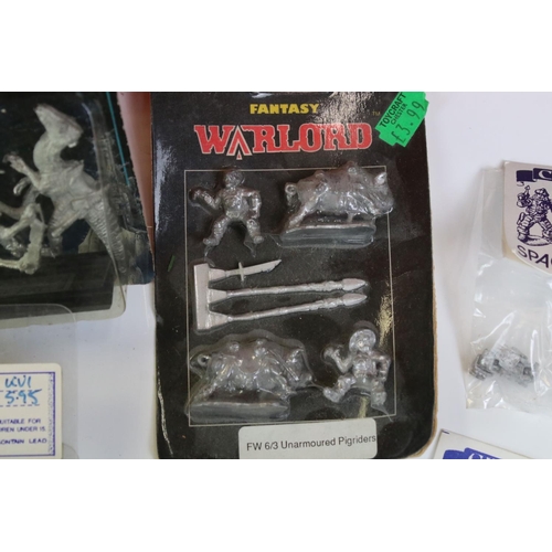 1413 - Games Workshop / Fantasy Gaming - Over 55 carded / bagged metal figures & accessories to include War... 