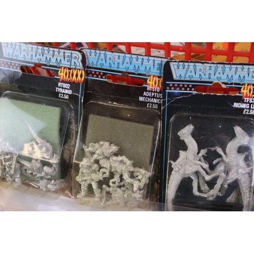 1413 - Games Workshop / Fantasy Gaming - Over 55 carded / bagged metal figures & accessories to include War... 