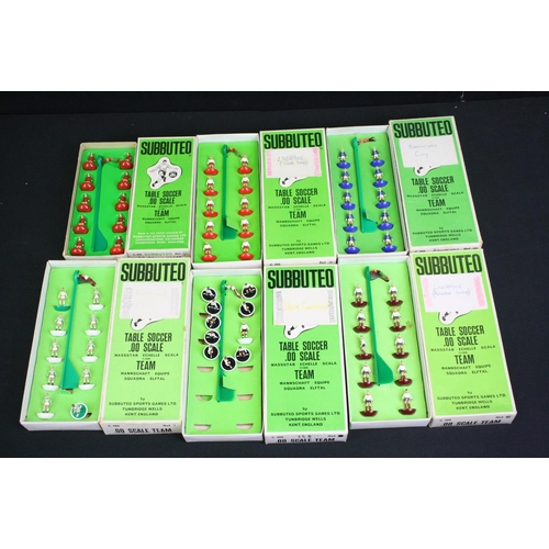 1343 - Subbuteo - Collection of HW & LW Subbuteo to include 6 x boxed teams (3 x Liverpool variants, West G... 