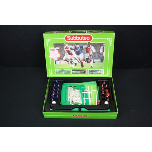 1345 - Subbuteo - Five boxed LW Subbuteo sets mainly late 80s/early 90s, some replacement parts/teams but c... 