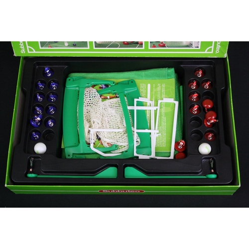 1345 - Subbuteo - Five boxed LW Subbuteo sets mainly late 80s/early 90s, some replacement parts/teams but c... 