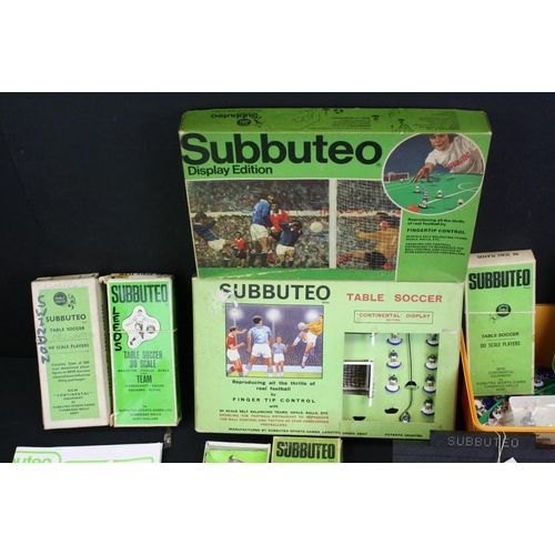 1347 - Subbuteo - Quantity of play worn HW Subbuteo to include 2 x box sets (Continental Display & Display ... 