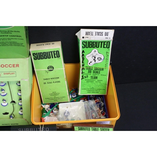 1347 - Subbuteo - Quantity of play worn HW Subbuteo to include 2 x box sets (Continental Display & Display ... 