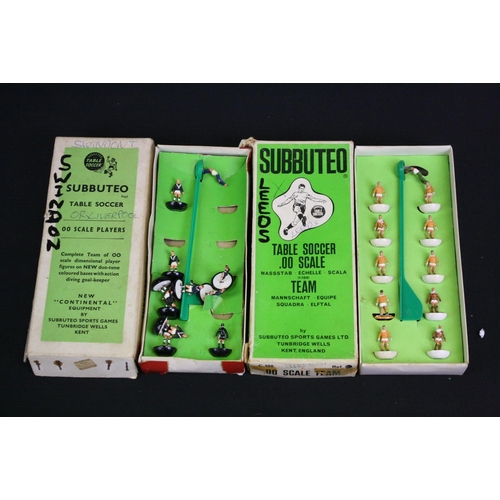 1347 - Subbuteo - Quantity of play worn HW Subbuteo to include 2 x box sets (Continental Display & Display ... 