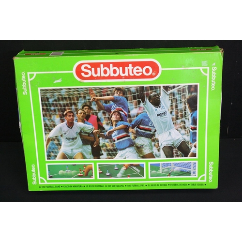 1348 - Mixed toys to include a boxed Subbuteo 60140 set (complete red starter team, blue starter team missi... 