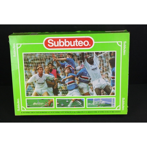 1349 - Group of mixed toys to include a boxed Subbuteo 60140 set, incomplete (includes reds & blues starter... 