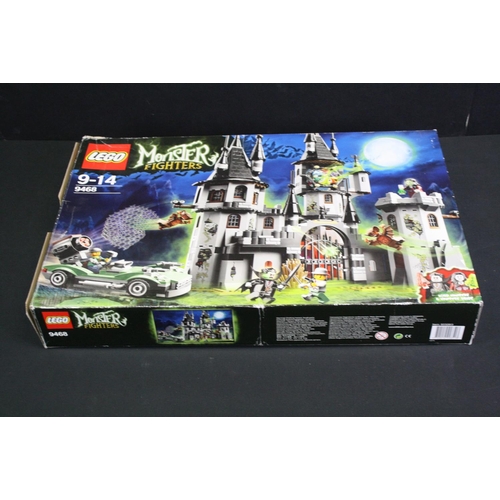 1418 - Lego - Boxed Lego Monster Fighters 9468 Vampire Castle set, previously built and re-boxed by vendor ... 