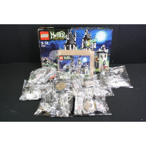 1418 - Lego - Boxed Lego Monster Fighters 9468 Vampire Castle set, previously built and re-boxed by vendor ... 