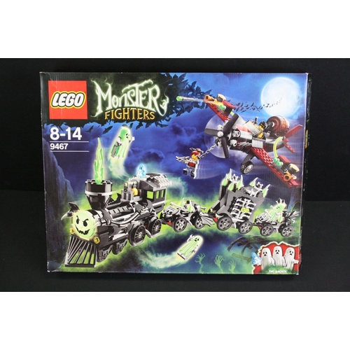 1419 - Lego - Four Lego Monster Fighters sets to include 9467 Ghost Train, 9466 The Crazy Scientists & His ... 