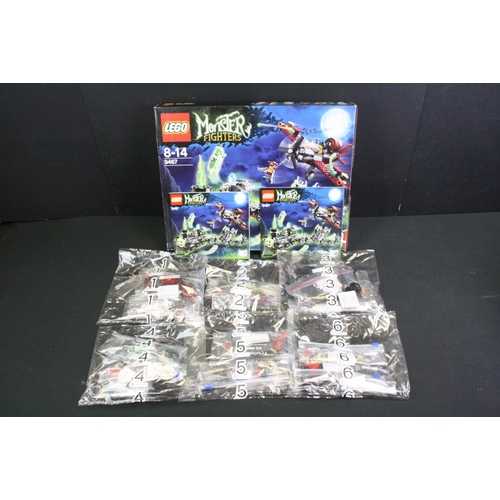 1419 - Lego - Four Lego Monster Fighters sets to include 9467 Ghost Train, 9466 The Crazy Scientists & His ... 