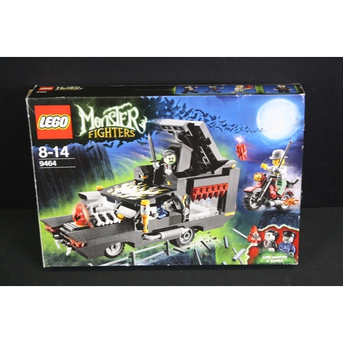 1419 - Lego - Four Lego Monster Fighters sets to include 9467 Ghost Train, 9466 The Crazy Scientists & His ... 