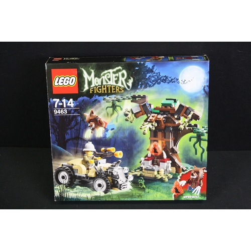 1419 - Lego - Four Lego Monster Fighters sets to include 9467 Ghost Train, 9466 The Crazy Scientists & His ... 