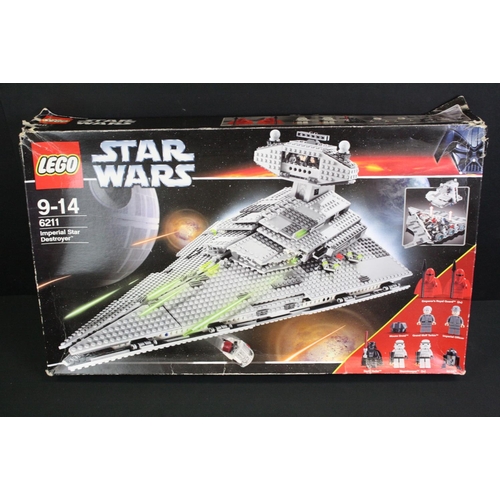 1421 - Star Wars - Boxed Lego Star Wars 6211 Imperial Star Destroyer set, previously built and re-boxed by ... 