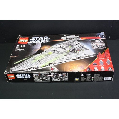 1421 - Star Wars - Boxed Lego Star Wars 6211 Imperial Star Destroyer set, previously built and re-boxed by ... 