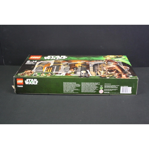 1422 - Star Wars - Boxed Star Wars Lego 75005 Rancor Pit set, previously built and re-boxed by vendor who b... 