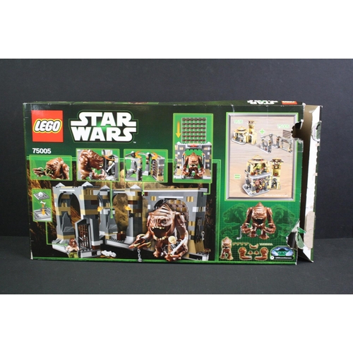 1422 - Star Wars - Boxed Star Wars Lego 75005 Rancor Pit set, previously built and re-boxed by vendor who b... 