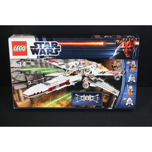 1423 - Star Wars - Three boxed Lego Star Wars sets to include 9496 Desert Skiff, 9492 TIE Fighter & 9493 X ... 