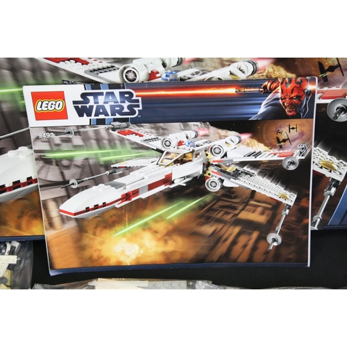 1423 - Star Wars - Three boxed Lego Star Wars sets to include 9496 Desert Skiff, 9492 TIE Fighter & 9493 X ... 