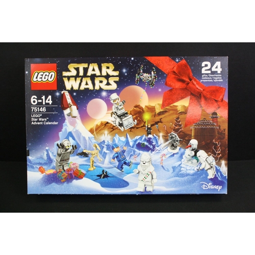 1424 - Star Wars - Three boxed Star Wars Lego Advent Calendars to include 75146, 7958 2011 & 75097, complet... 