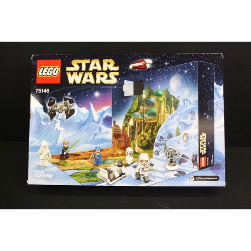 1424 - Star Wars - Three boxed Star Wars Lego Advent Calendars to include 75146, 7958 2011 & 75097, complet... 