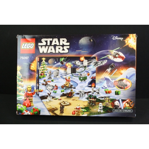 1424 - Star Wars - Three boxed Star Wars Lego Advent Calendars to include 75146, 7958 2011 & 75097, complet... 