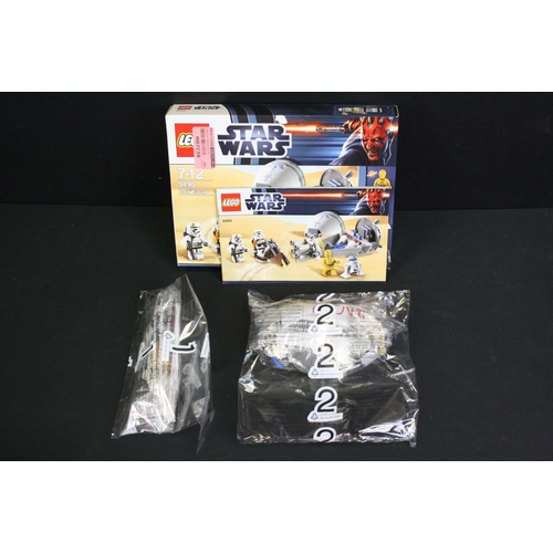 1425 - Star Wars - Five boxed Lego Star Wars sets to include 9490 Droid Escape, 9488 Elite Clone Trooper & ... 