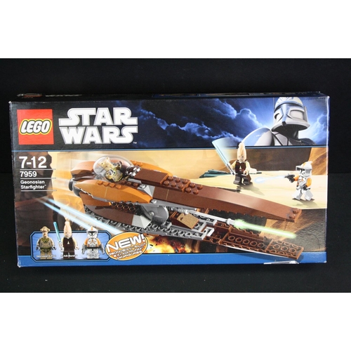 1429 - Lego - Four boxed Lego Star Wars sets to include 75021 Republic Gunship, 75054 AT-AT, 7877 Naboo Sta... 