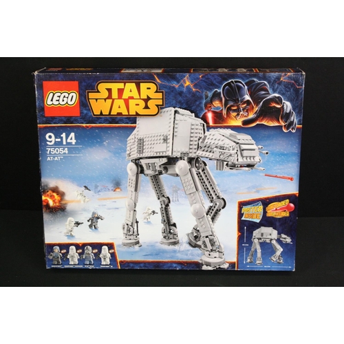 1429 - Lego - Four boxed Lego Star Wars sets to include 75021 Republic Gunship, 75054 AT-AT, 7877 Naboo Sta... 