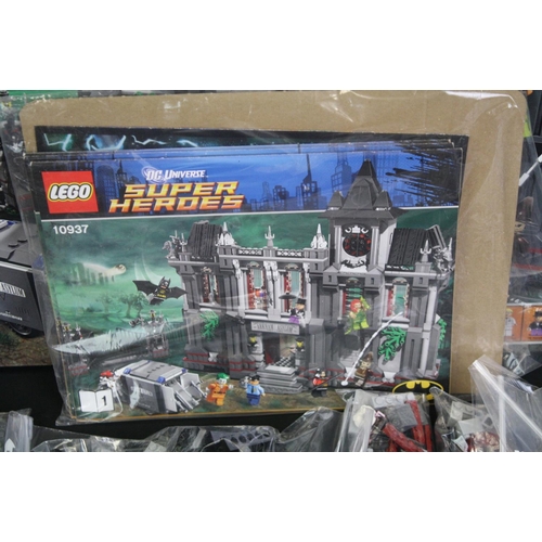 1430 - Lego - Three boxed Ledo DC Universe Super Heroes sets to include 10937 Batman Arkham Asylum Breakout... 