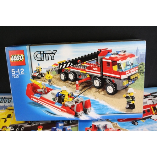 1431 - Lego - Seven boxed Lego City sets to include 7726, 7207, 7213, 7206, 3221, 4439 & 7998, all previous... 