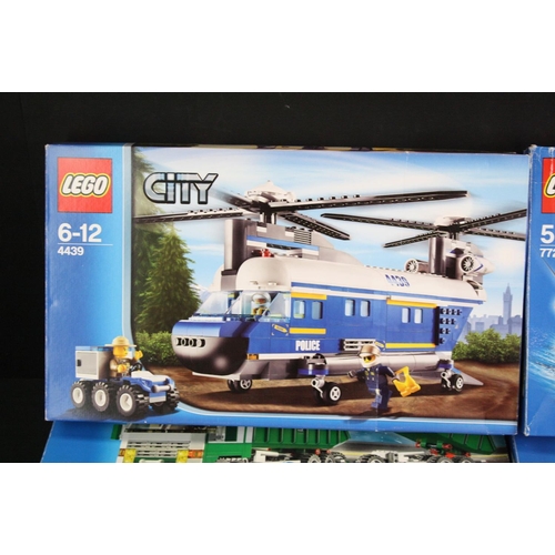 1431 - Lego - Seven boxed Lego City sets to include 7726, 7207, 7213, 7206, 3221, 4439 & 7998, all previous... 