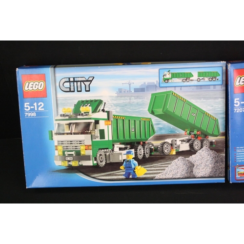 1431 - Lego - Seven boxed Lego City sets to include 7726, 7207, 7213, 7206, 3221, 4439 & 7998, all previous... 