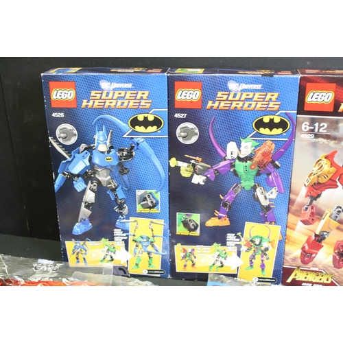 1433 - Lego - Six boxed Lego Super Heroes sets to include 4529 Iron Man, 4527 The Joker, 4530 Hulk, 4528 Gr... 