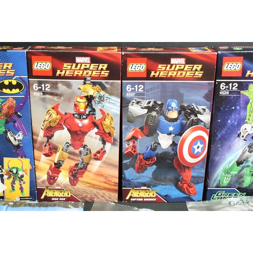 1433 - Lego - Six boxed Lego Super Heroes sets to include 4529 Iron Man, 4527 The Joker, 4530 Hulk, 4528 Gr... 