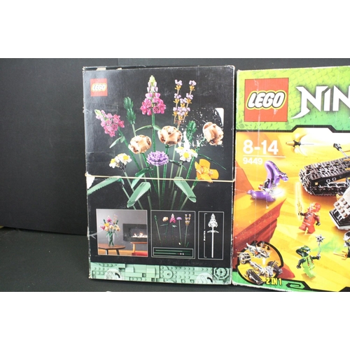 1437 - Lego - Five boxed Lego sets to include Botanical Collection 10280 Flower Bouquet, Ideas 21324 Sesame... 