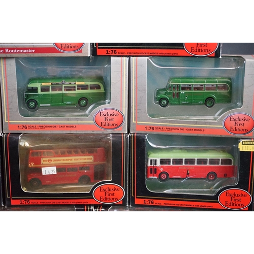 1092 - 18 Boxed EFE Exclusive First Editions diecast models, featuring War Time Buses 26325, Alexander Atla... 