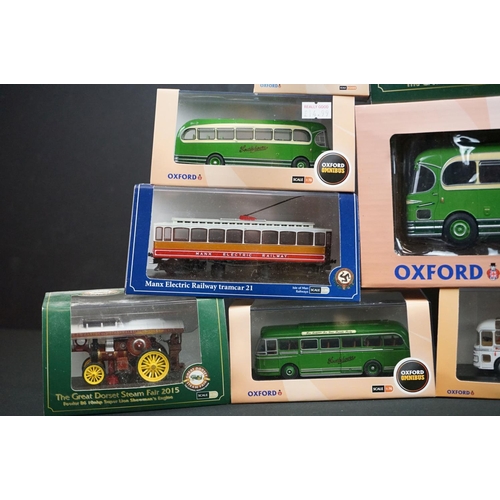 1094 - 14 Boxed / cased Oxford Diecast models to include 5 x Great Dorset Steam Fair (76TK005, 76FCR001, 76... 