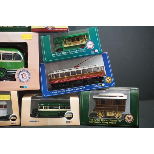 1094 - 14 Boxed / cased Oxford Diecast models to include 5 x Great Dorset Steam Fair (76TK005, 76FCR001, 76... 