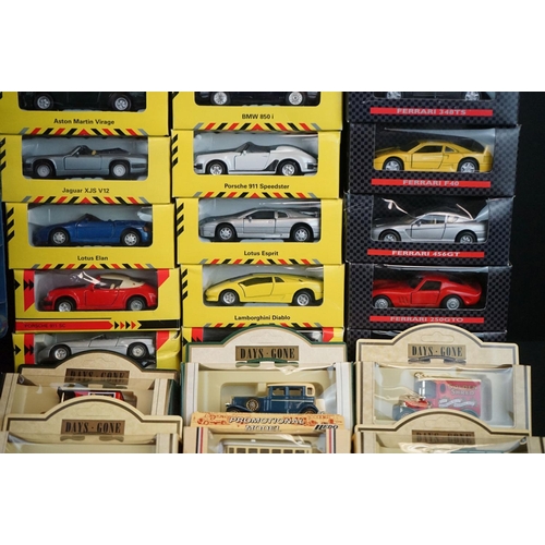 1095 - Quantity of boxed & unboxed diecast models to include boxed Lledo & Shell, play worn Matchbox SuperK... 