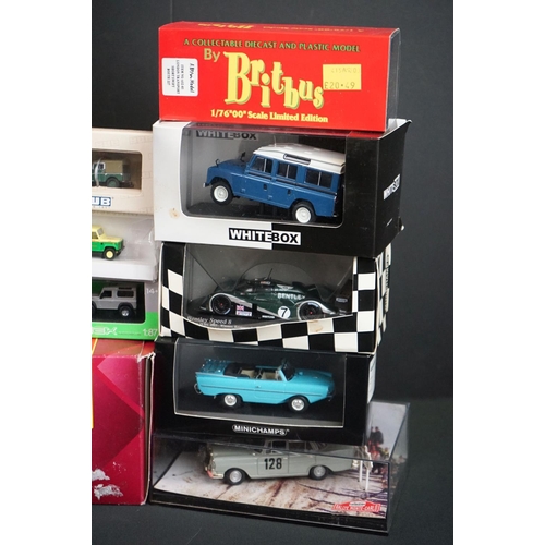 1096 - 23 Boxed / cased diecast models to include 3 x Paul's Model Art Minichamps (090022 2009 J. Button, 0... 