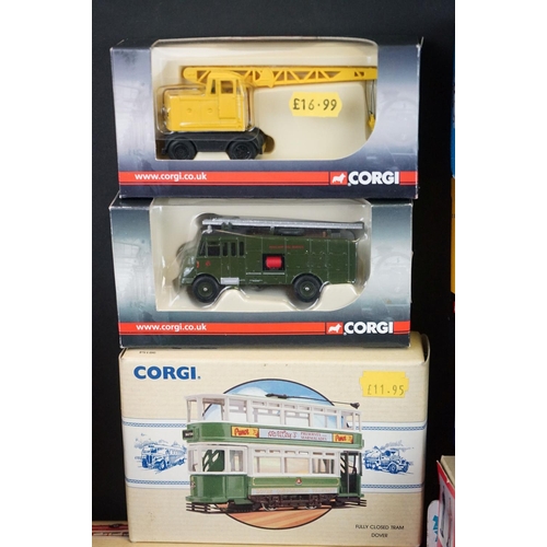 1098 - 23 boxed Corgi diecast models to include 3 x Classic Commercials from Corgi (98154, 97173, 97911), C... 