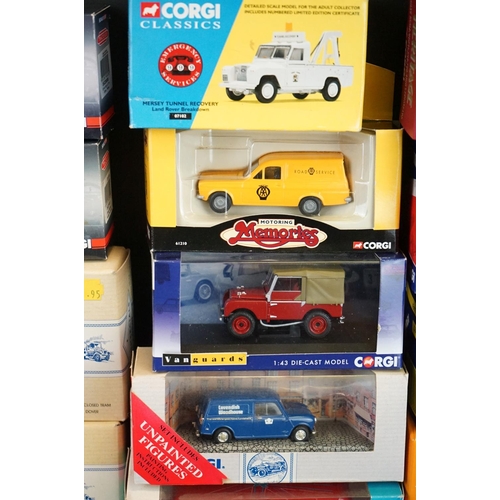 1098 - 23 boxed Corgi diecast models to include 3 x Classic Commercials from Corgi (98154, 97173, 97911), C... 