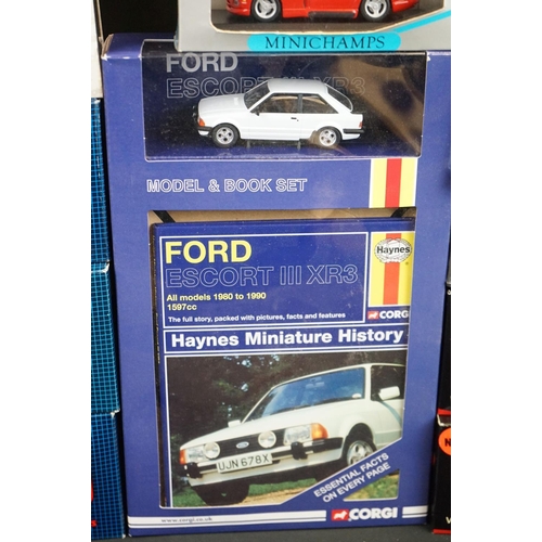 1100 - 30 Boxed / cased diecast models to include Paul's Model Art Minichamps, No Rev, Corgi, Matchbox, Bur... 