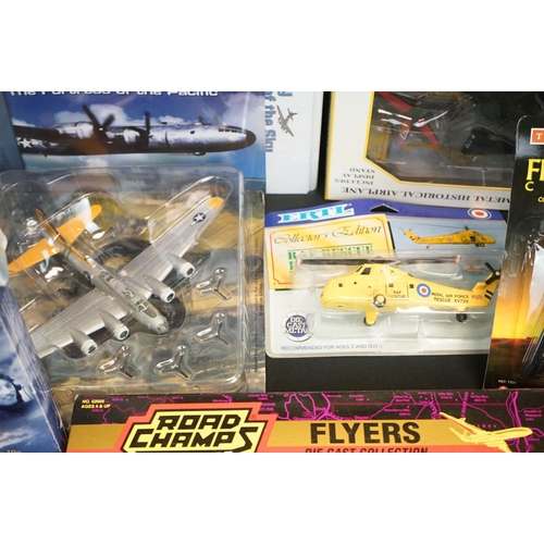 1101 - 36 Boxed diecast model planes to include model power, Dragon, Atlas, Matchbox, Corgi, Maisto, Motorm... 