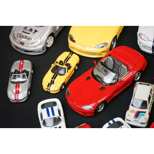 1104 - Over 40 diecast models featuring various scales to include Maisto, Burago etc