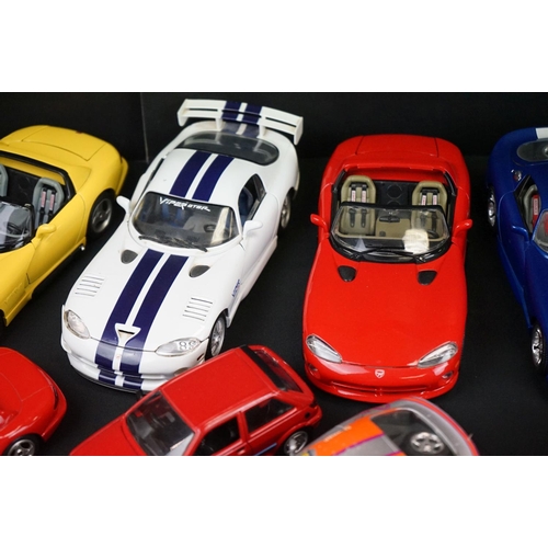 1104 - Over 40 diecast models featuring various scales to include Maisto, Burago etc