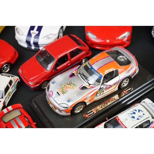 1104 - Over 40 diecast models featuring various scales to include Maisto, Burago etc