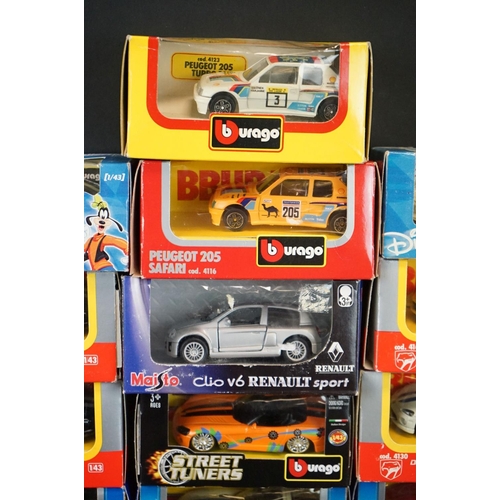 1106 - 30 Boxed/cased models to include 4 x Original Michael Schumacher Micro R/C cars, 22 x Burago, New Ra... 