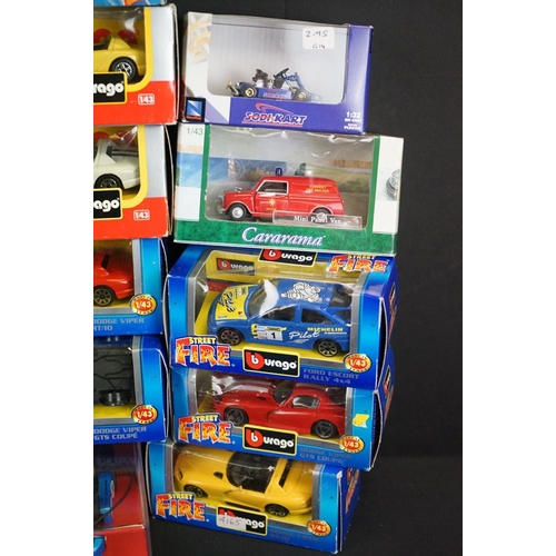 1106 - 30 Boxed/cased models to include 4 x Original Michael Schumacher Micro R/C cars, 22 x Burago, New Ra... 